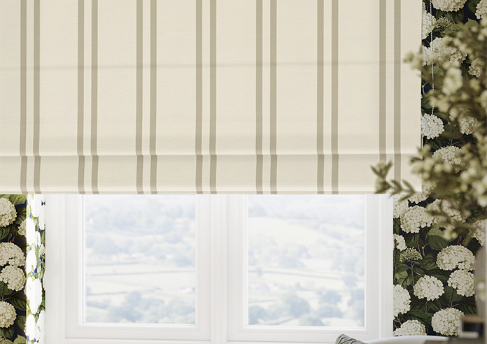 Winnies Stripe, Cashmere - Twist&Fit Roman Blind - Image 5